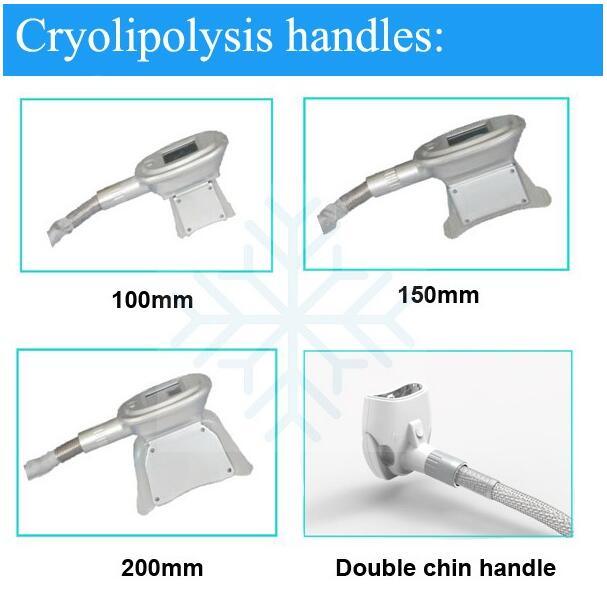 New 2 Handles Working Cryolipolysis Machine