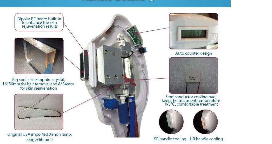 Multifunctional IPL Shr Laser + Vertical IPL Opt Beauty Machine