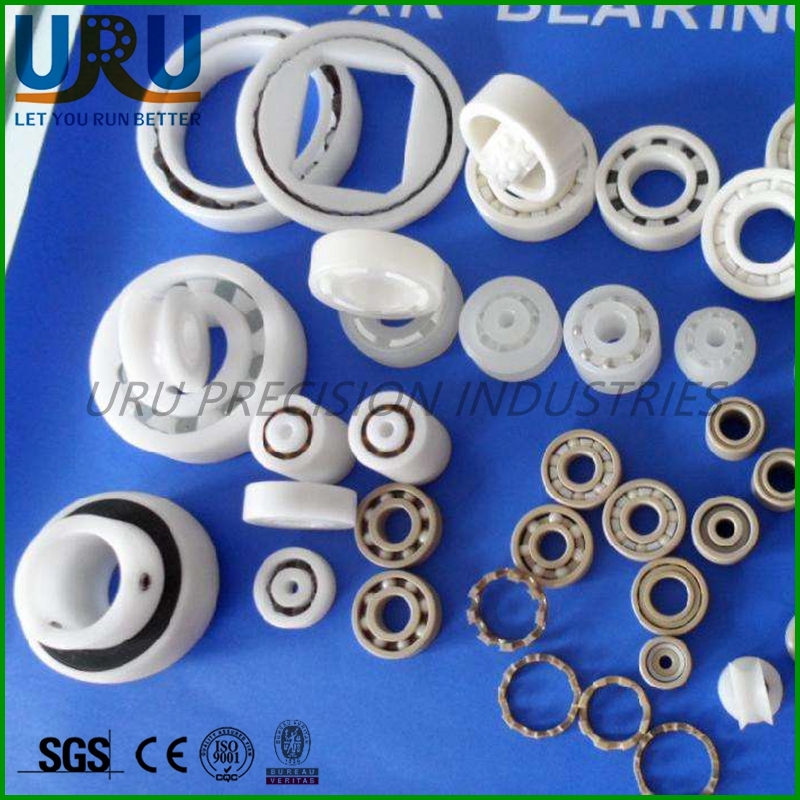 Precision Plastic Bearing (PEEK POM PTFE) with Ceramic Glass Balls