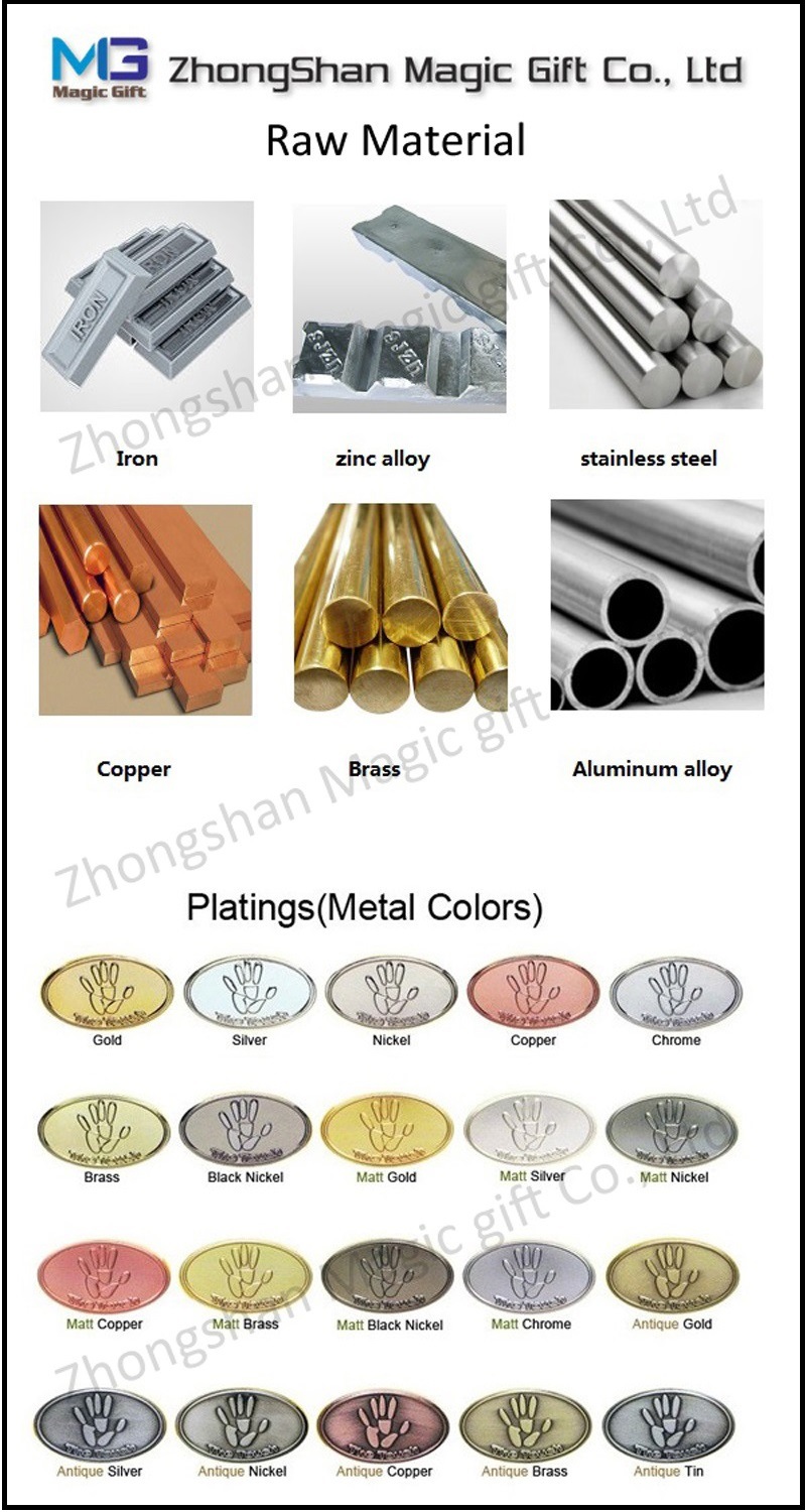 Wholesale Price Promotional High Quality Metal Cufflink with Soft Enamel