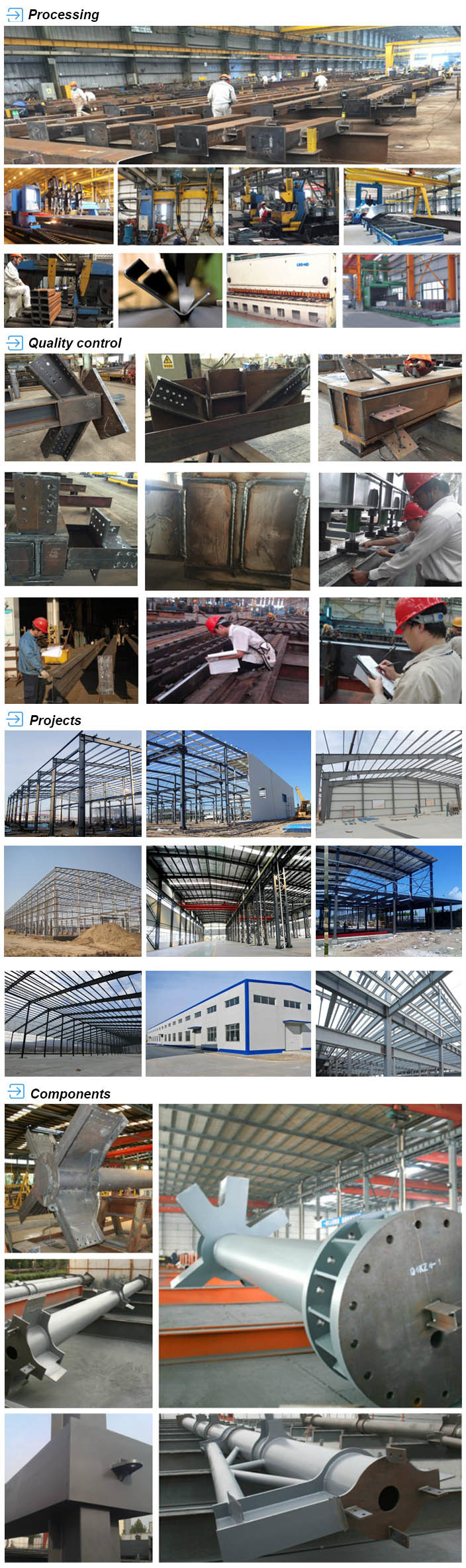 Standard Modular Space Truss Prefab Fabrication Steel Structure Workshop Warehouse