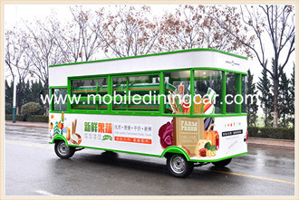 Small Vending Cart for Selling Fast Food and Vegetables