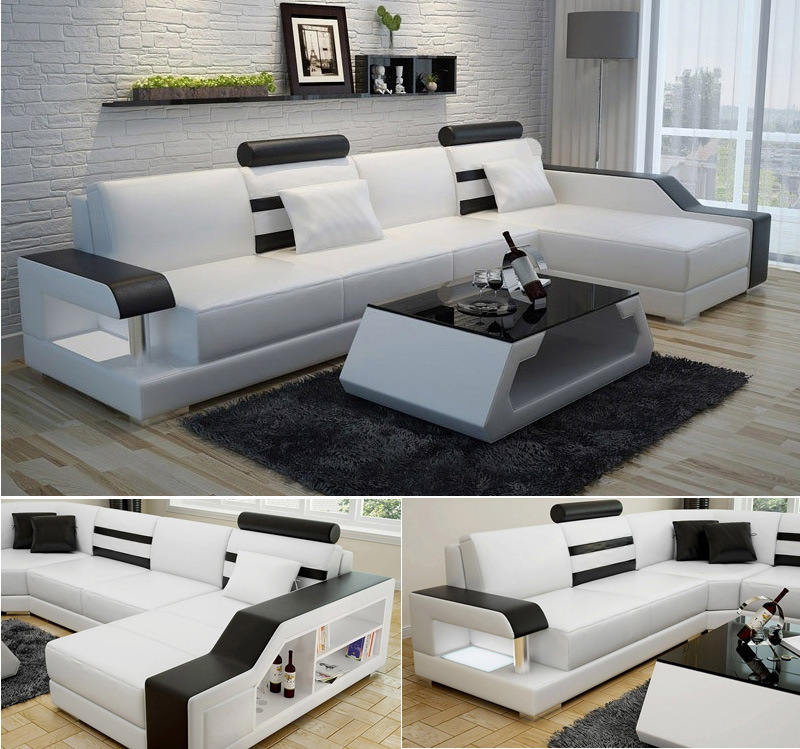 Modern Furniture Contemporary Sectional Sofa (HC1073)