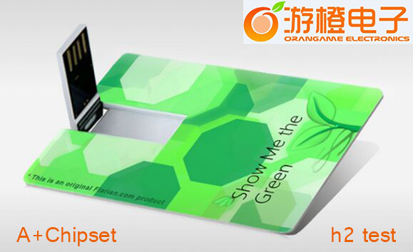 Full Color Printing Plastic Credit Card USB Flash Drive (OM-P508)