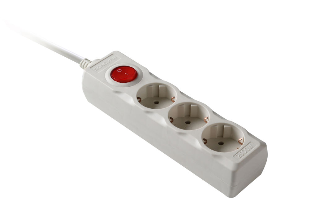 Professional Manufacture Extended Power Socket Surge Protector Power Strip (RE3I)