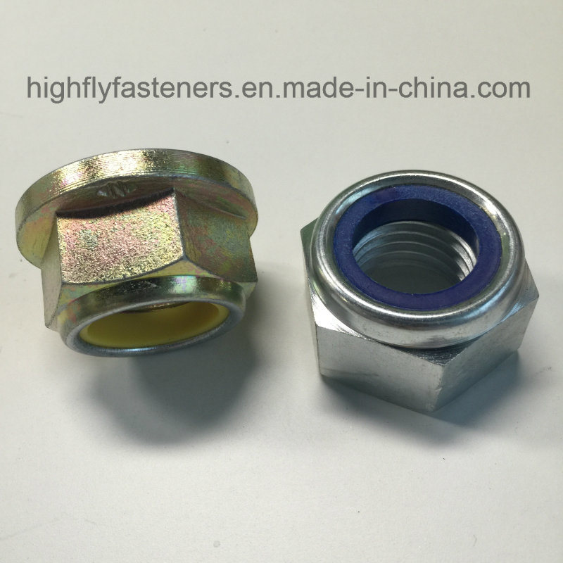 Custom Zinc Plated Self Lock Nut