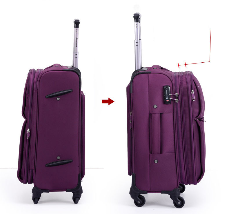 Trolley Wheeled Luggage Travel Bag Case with Small Seat (CY3405)