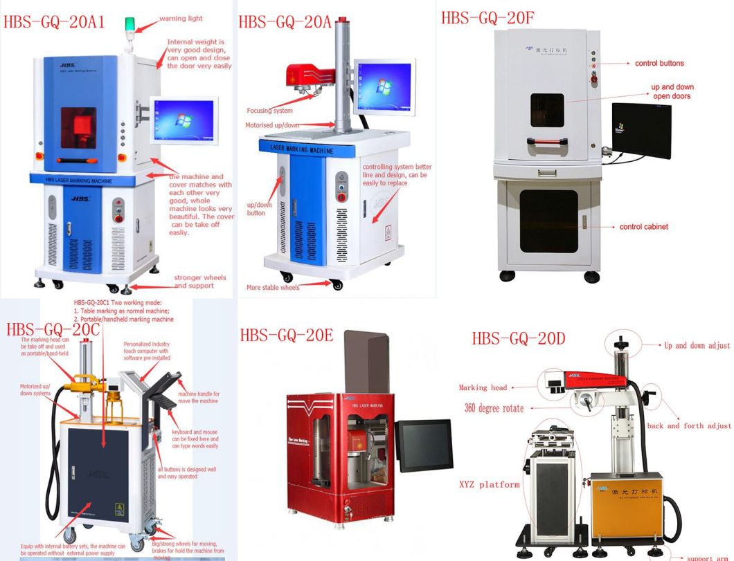 YAG End Pump Mini Laser Marking Machine