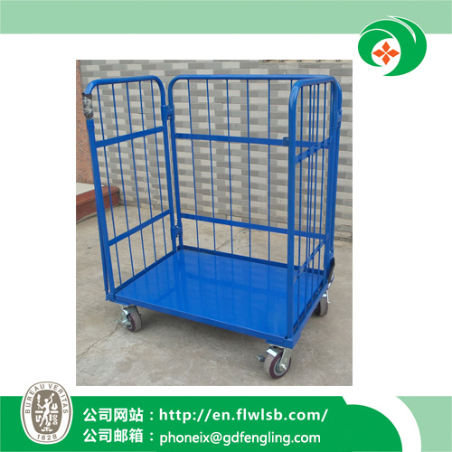 Foldable Cage Trolley for Warehouse Storage Wih Ce Approval