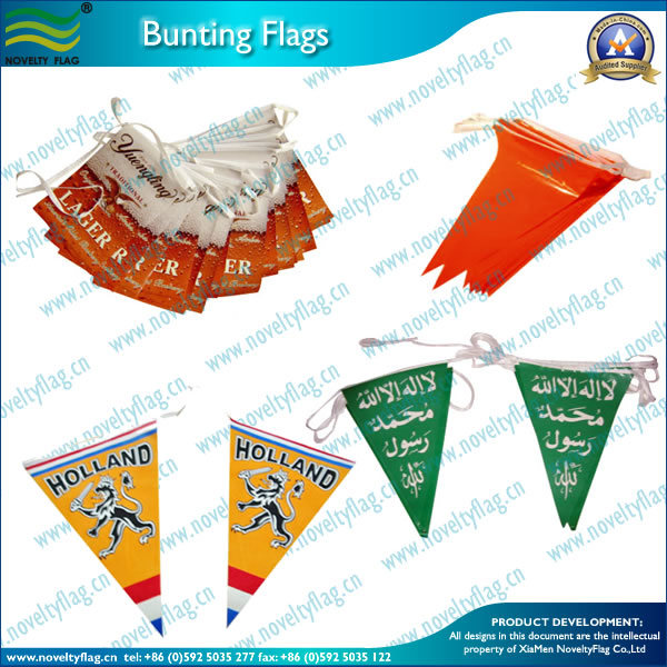 Australia Pure Color Warning Sign Strings Bunting Flags (T-NF11P07035)