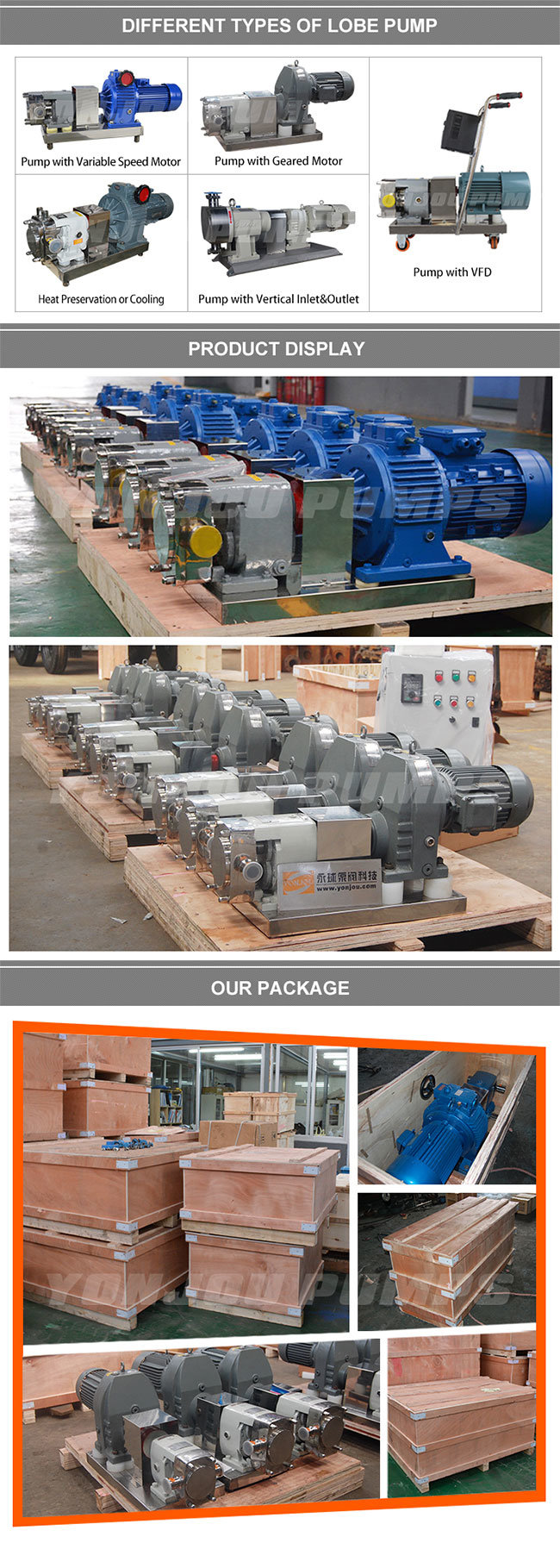 High Viscosity Positive Displacement Rotary Lobe Pump