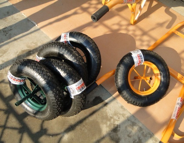 Air Wheel, Small Wheel, Pneumatic Tyre, Air-Inflated Rubber Whee
