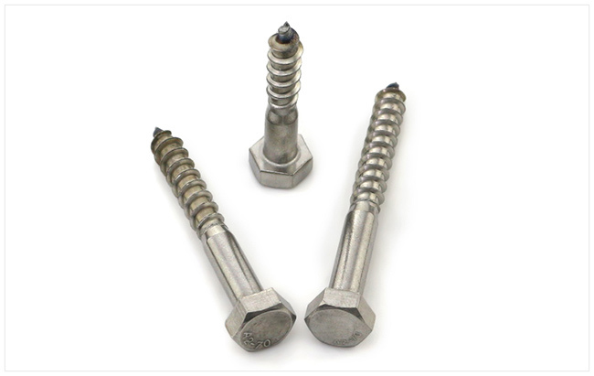 Stainless Steel 304 A2-70 Hexagon Head Tapping Wood Screw