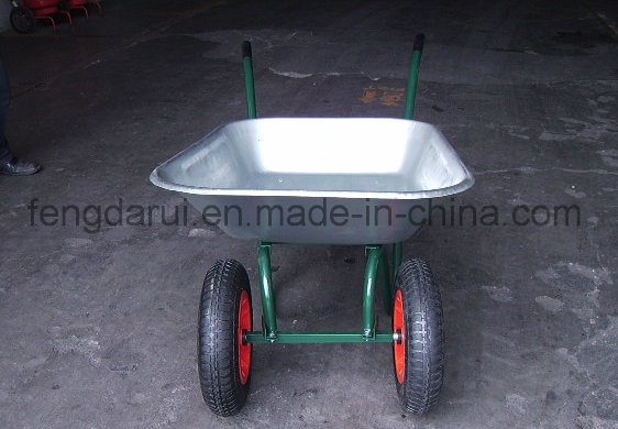 Double Wheels Metal Trolley Barrow (WB6410)