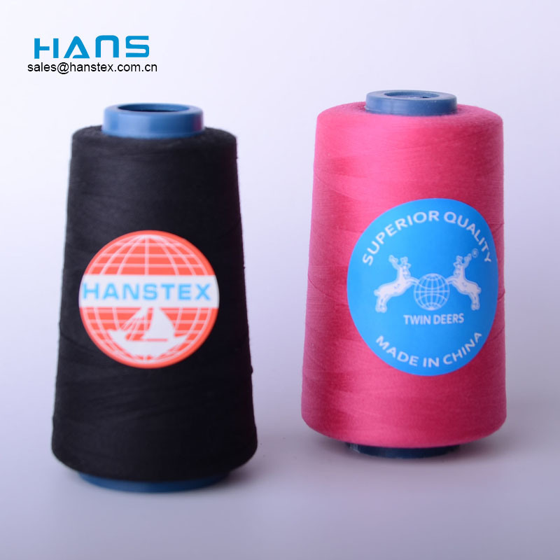 Hans New Design Product Non Decolorizing Spun Polyester Sewing Thread