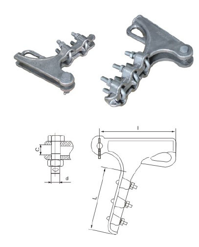 Overhead Power Line Accessory Nll Series Gun Type Cable Clamp