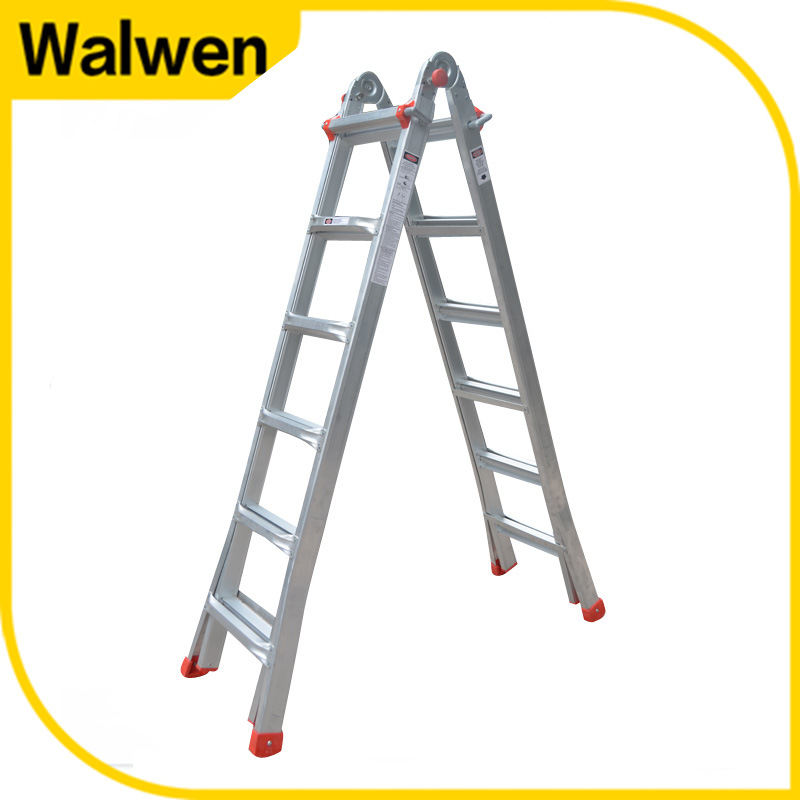 High Stength Multi-Purpose Folding Aluminum Scaffolding Ladder