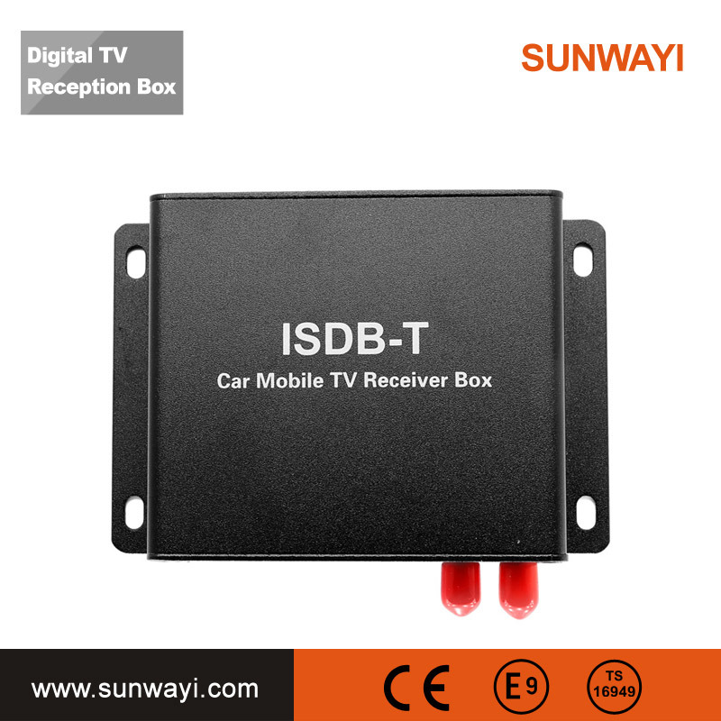 High Speed Car Satellite Receiver Full Seg Digital Car TV Receiver ISDB-T for South Amermica