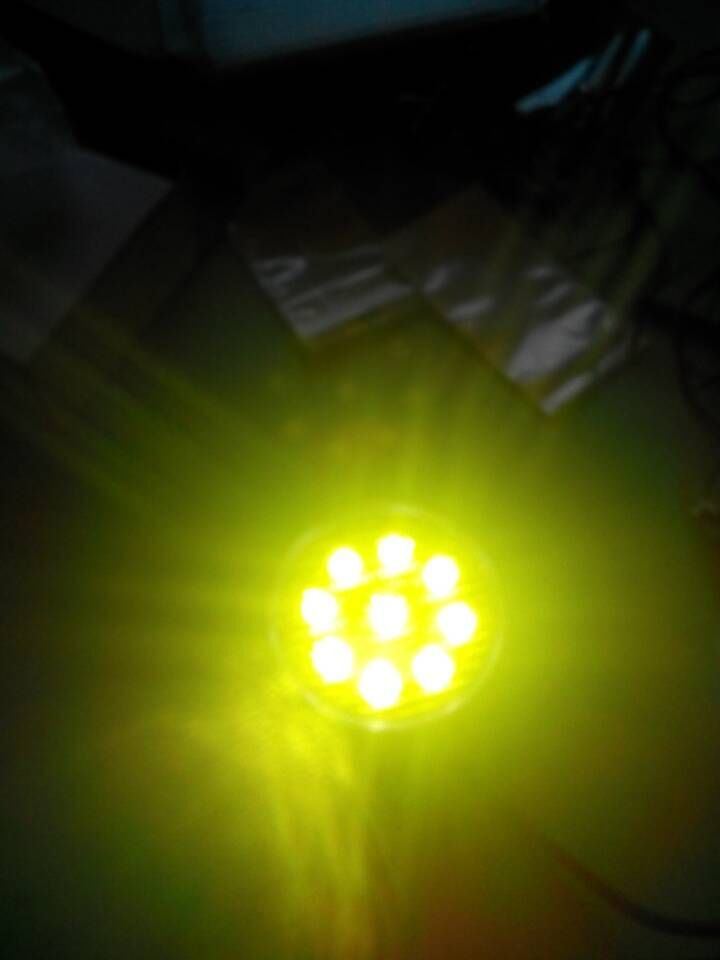 3color Cover Round Epistar LED Truck Working Light