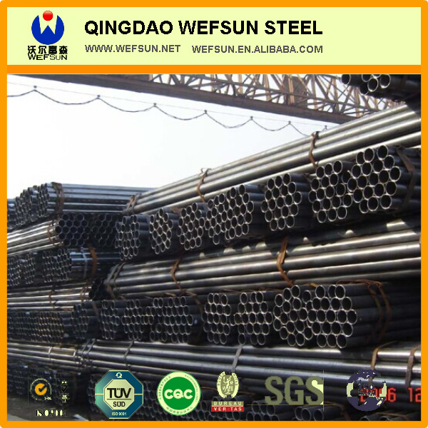 Updated Best Sell ERW Black Round Steel Pipe