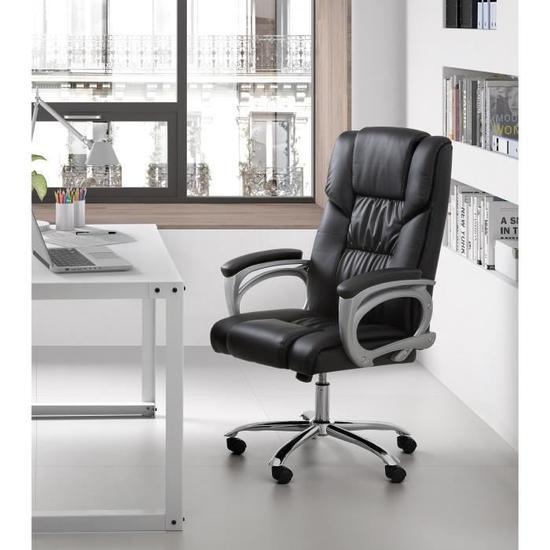 High Back PU Leather Executive Office Desk Task Computer Chair (LSA-006)