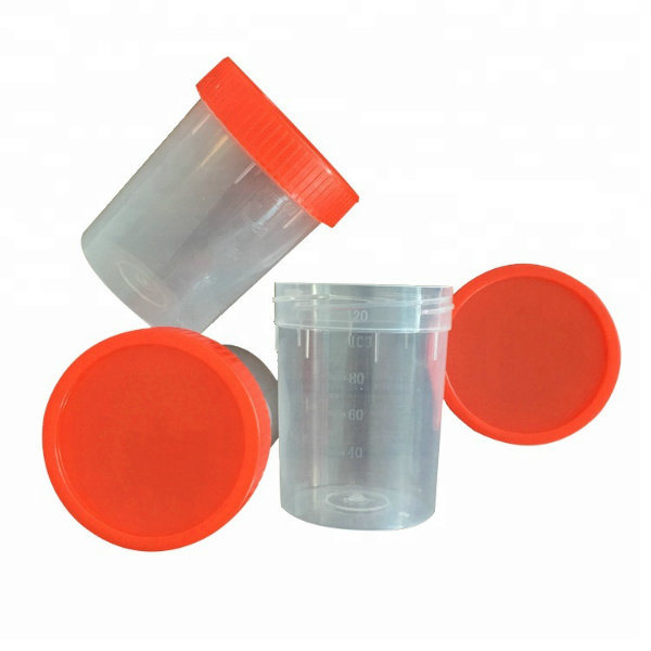 Hospital 60ml Graduated Urine Collection Container /Urine Sample Cup