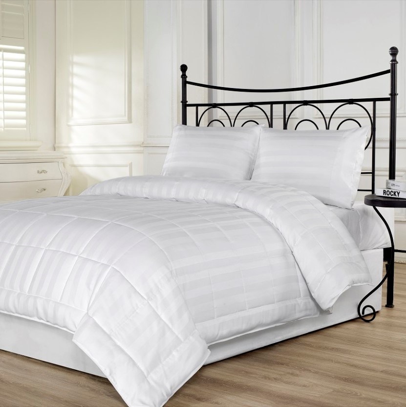 Wholesale 100% Stripe Cotton 4PCS Bedding Set for Hotel (JRD787)
