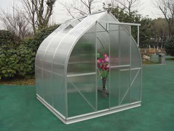 Growell 6mm Polycarbonate Greenhouse with Curved Design (V7 Series)