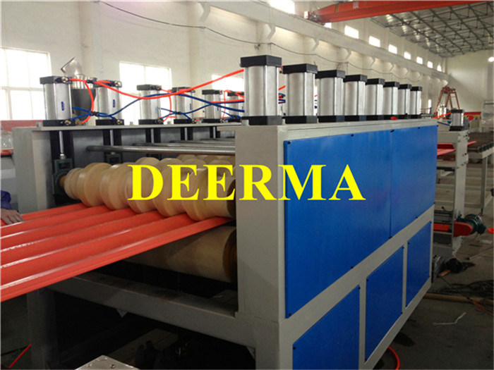 PVC Corrugated Roof Sheet Machine / PVC Roof Making Machine