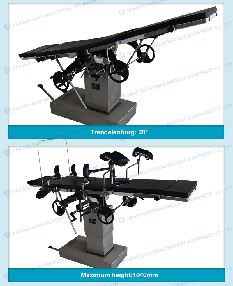 A203 Universal Manual Electric Pediatric Operating Table Dimensions