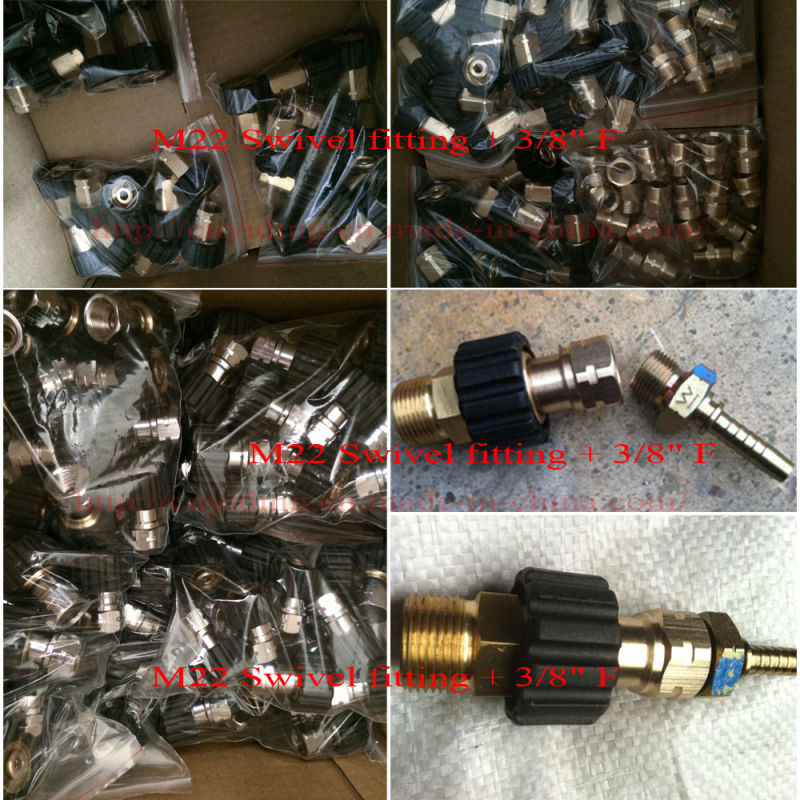 Pressure Washer Brass Coupling (M22 swivel +3/8F)