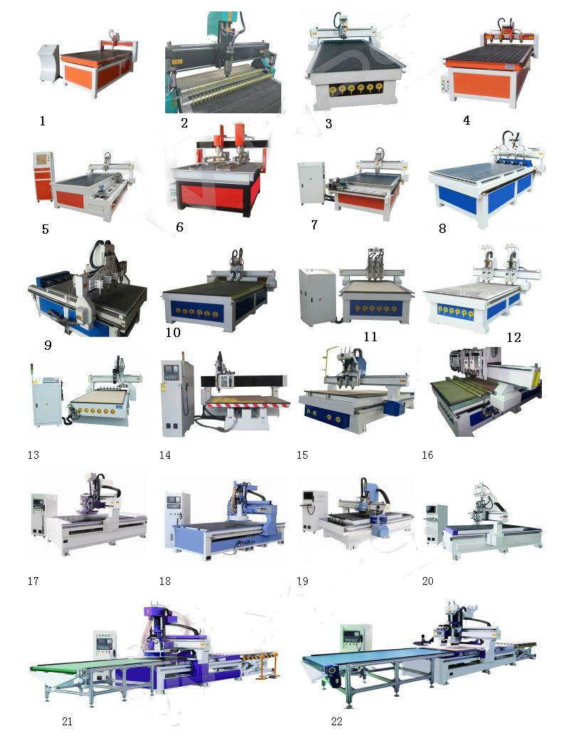 Customized 3D CNC Router Engraving Machine with Vacuum and DSP for Engraving Furniture