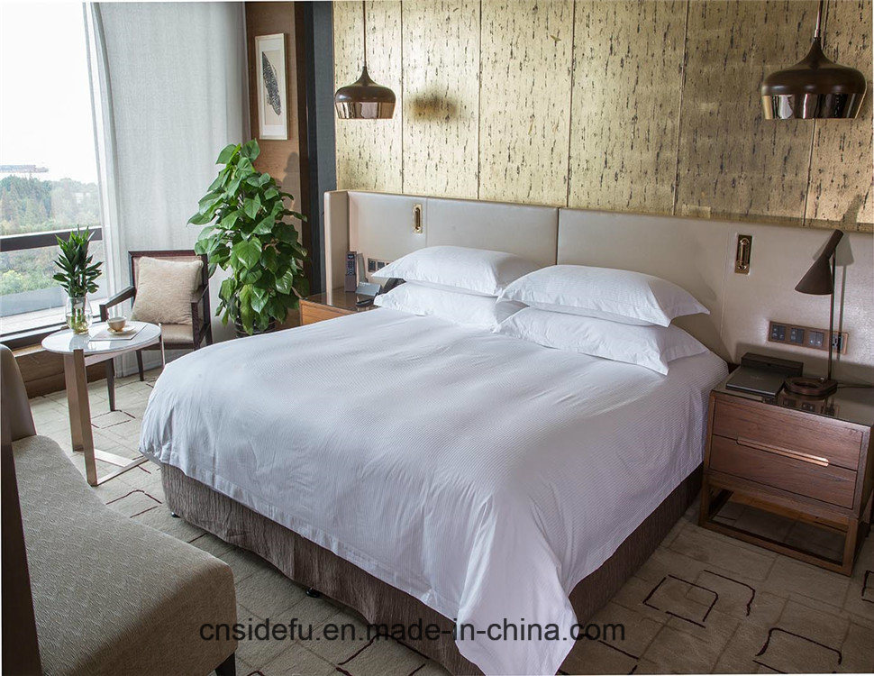 Hotel Jacquard Satin Super King Size Bed Sheets