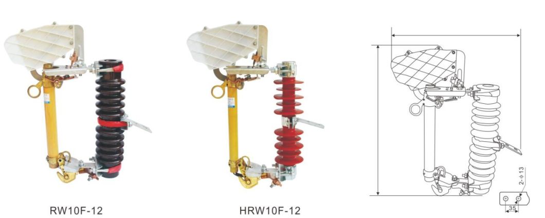 High Voltage (H) RW10f-12 Drop out Fuse