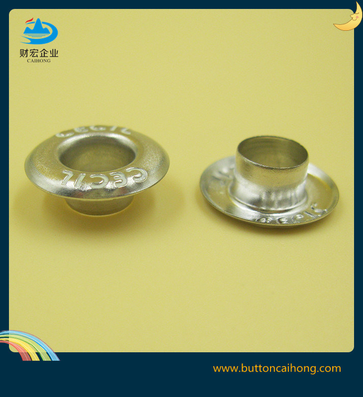 Plating Nickel Brass Metal Eyelets for Garment