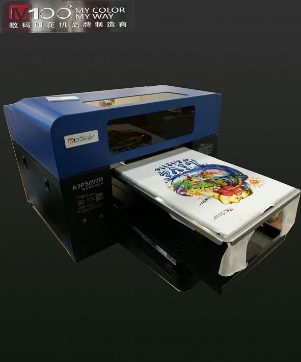 Digital Flatbed Cotton Tshirt Printer with White Ink