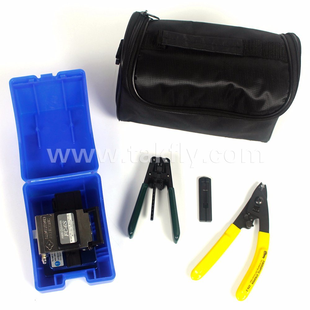 Fiber Cleaver/Stripper for Fiber Optical Cable with Tool Kits