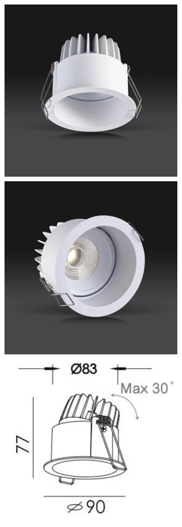 CREE/Citizen COB LED Spotlight 6W 10W Available. 5 Years Warranty