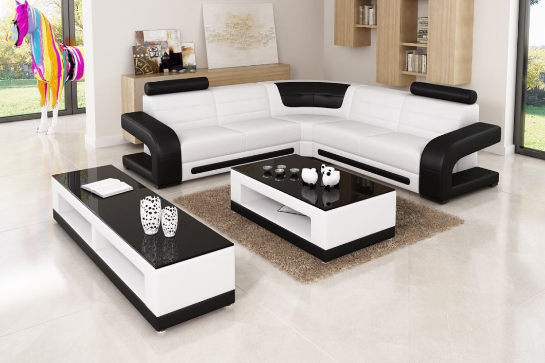 Modern Home Furniture Real Leather Sofa for Living Room