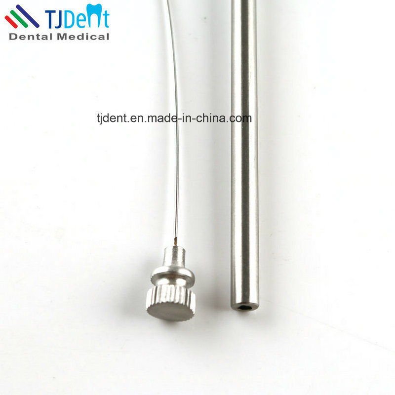 Dental Unit Spare Part Stainless Steel Implant Use Saliva Strong Suction Tube