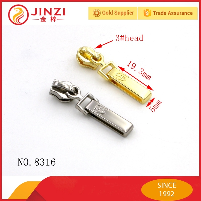 OEM Custom Brand Logo Metal Zipper Puller and Zipper Pulls