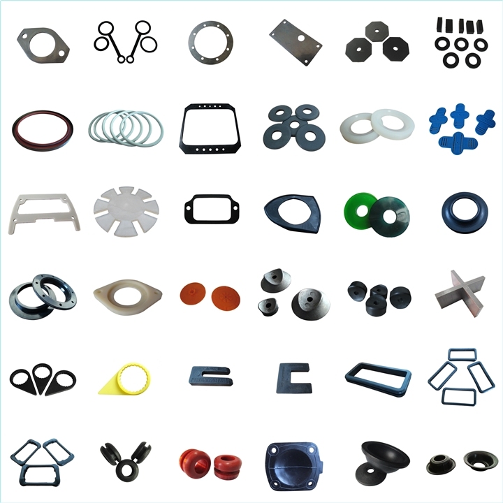 OEM Nr/NBR/SBR/Cr/EPDM/Silicone/Viton FKM Rubber Seal Ring Gasket and Flat Washer