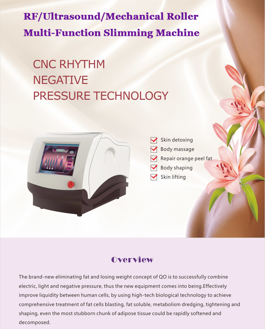 Portable Vacuum Roller RF Cavitation Body Slimming Weight Loss Machine