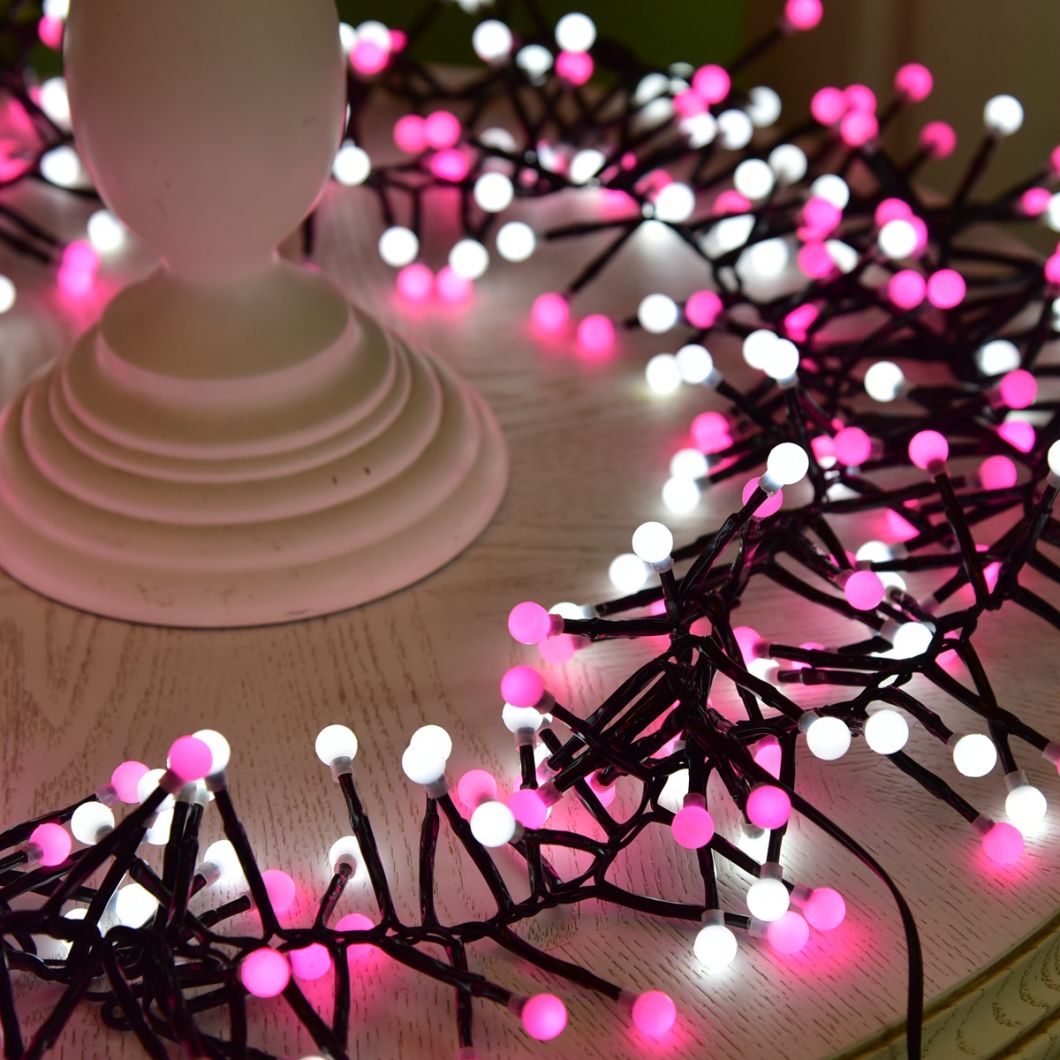 Waterproof Decoration String Lights Decorative Lights Pink Patricia Pearson 400 LED Low Voltage Firecracker Decorative Lamp LED Fairy Color Light for Wedding