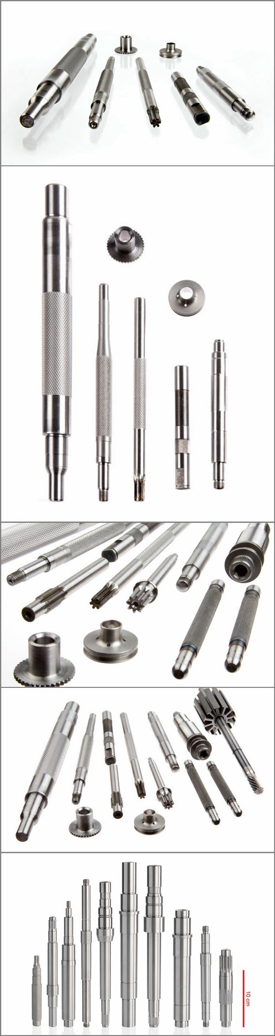 Turning Metal Part CNC Machining Parts Helical Shaft Spare Parts