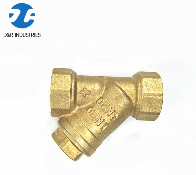 Pn20 Dn20 Cheap Y Type Strainer Prices, Brass Y Strainer (DR6006)