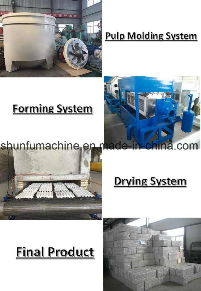 Small Machinery Forming Machines Making Paper Pulp Egg Tray