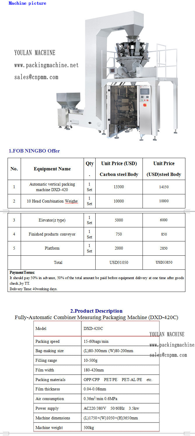 Automatic Vertical Packing Machine (DXD-420)