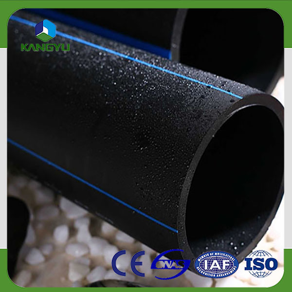 Black Color and High Density Polyethylene Virgin Material HDPE Pipe