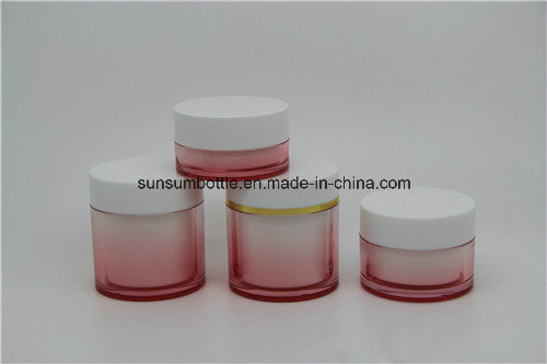 Hot Selling Plastic Cream Jar for Cosmetic Packaging
